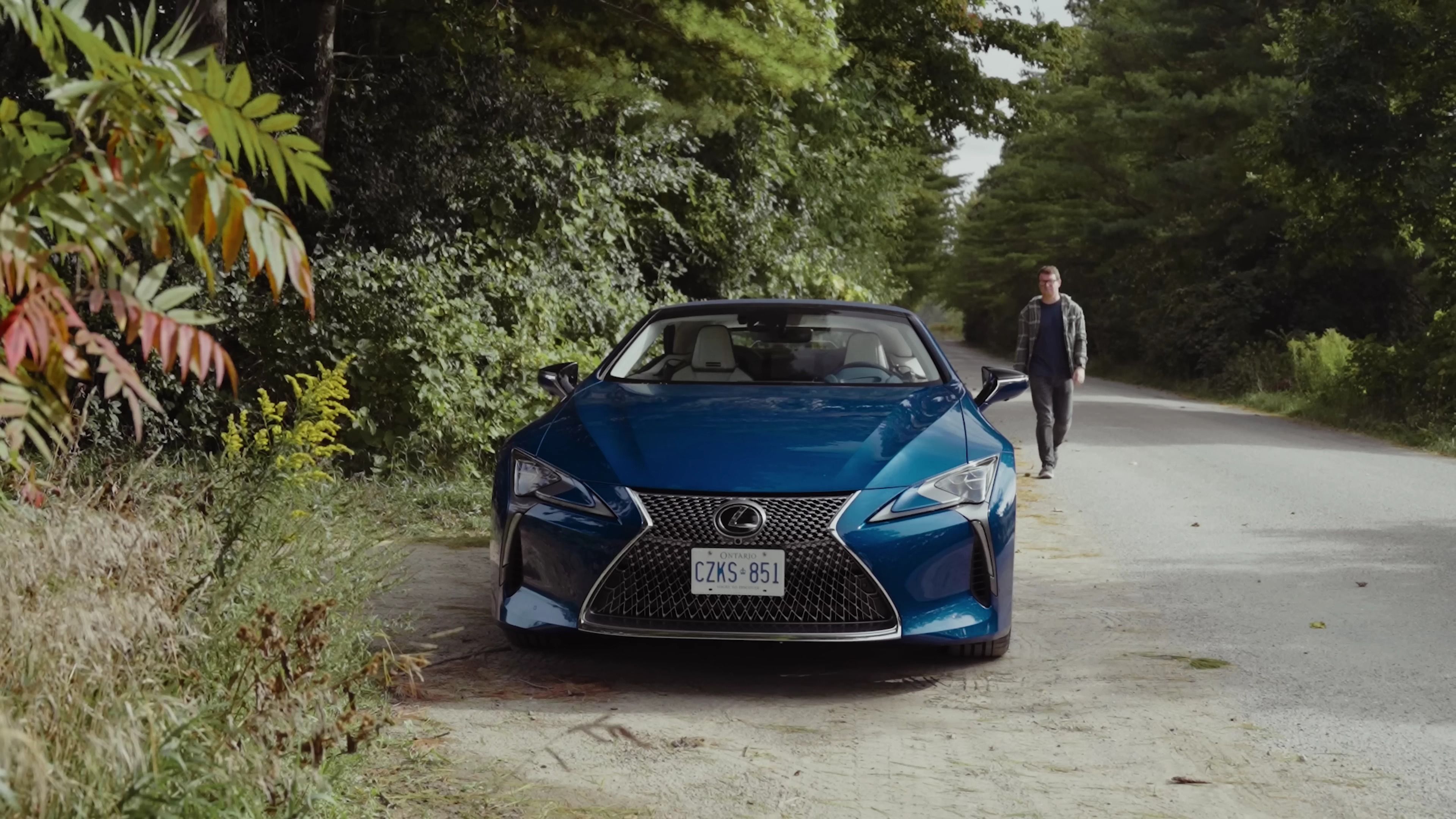 凌志(lexus) lc500 convertible v8 外观与内饰详细讲解,v8声浪,驾驶