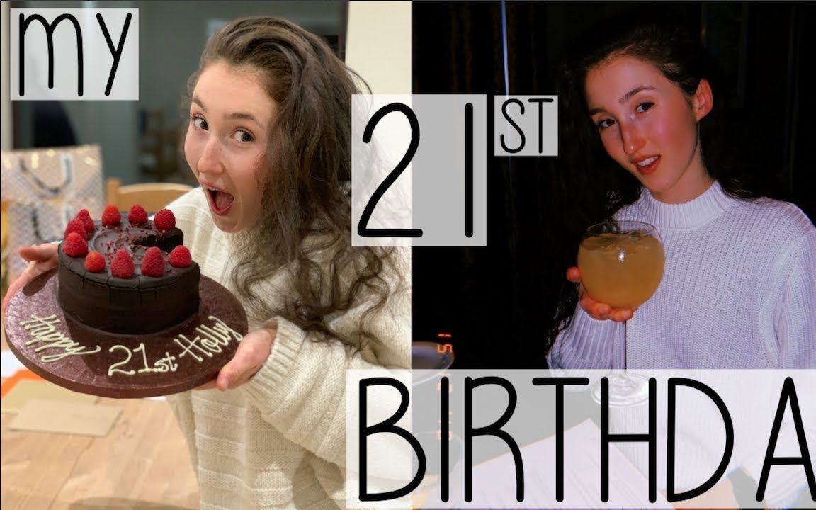 【holly gabrielle】21岁啦,剑桥美少女学霸生日vlog