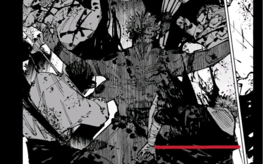 乙骨被腰斩确定,乙骨的血是往后喷的,虎杖的血是往前喷的,连五条悟都