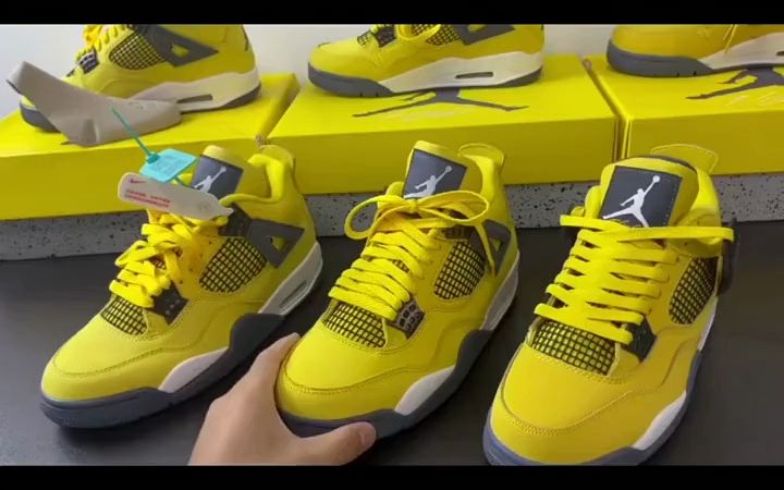 10_1_aj4电母高低版本对比#aj4电母#球鞋推荐#球鞋测评