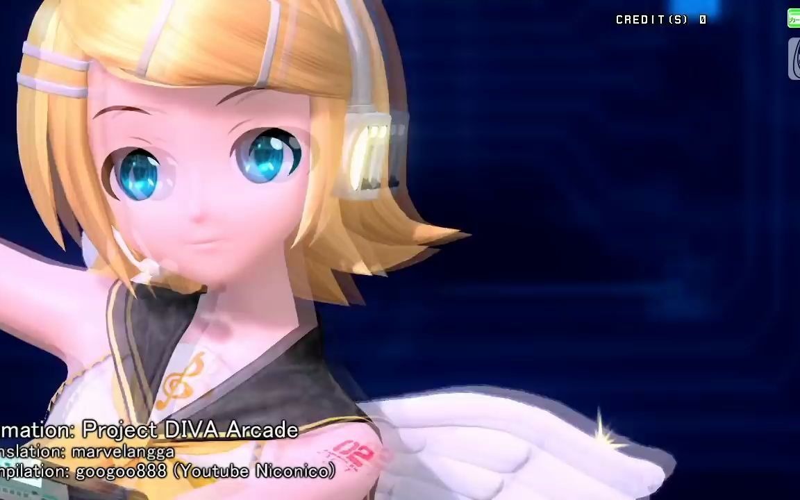 60fps Rin Len Full Electric Angel えれくとりっくえんじぇぅ Kagamine Rin Len 鏡音リン ...