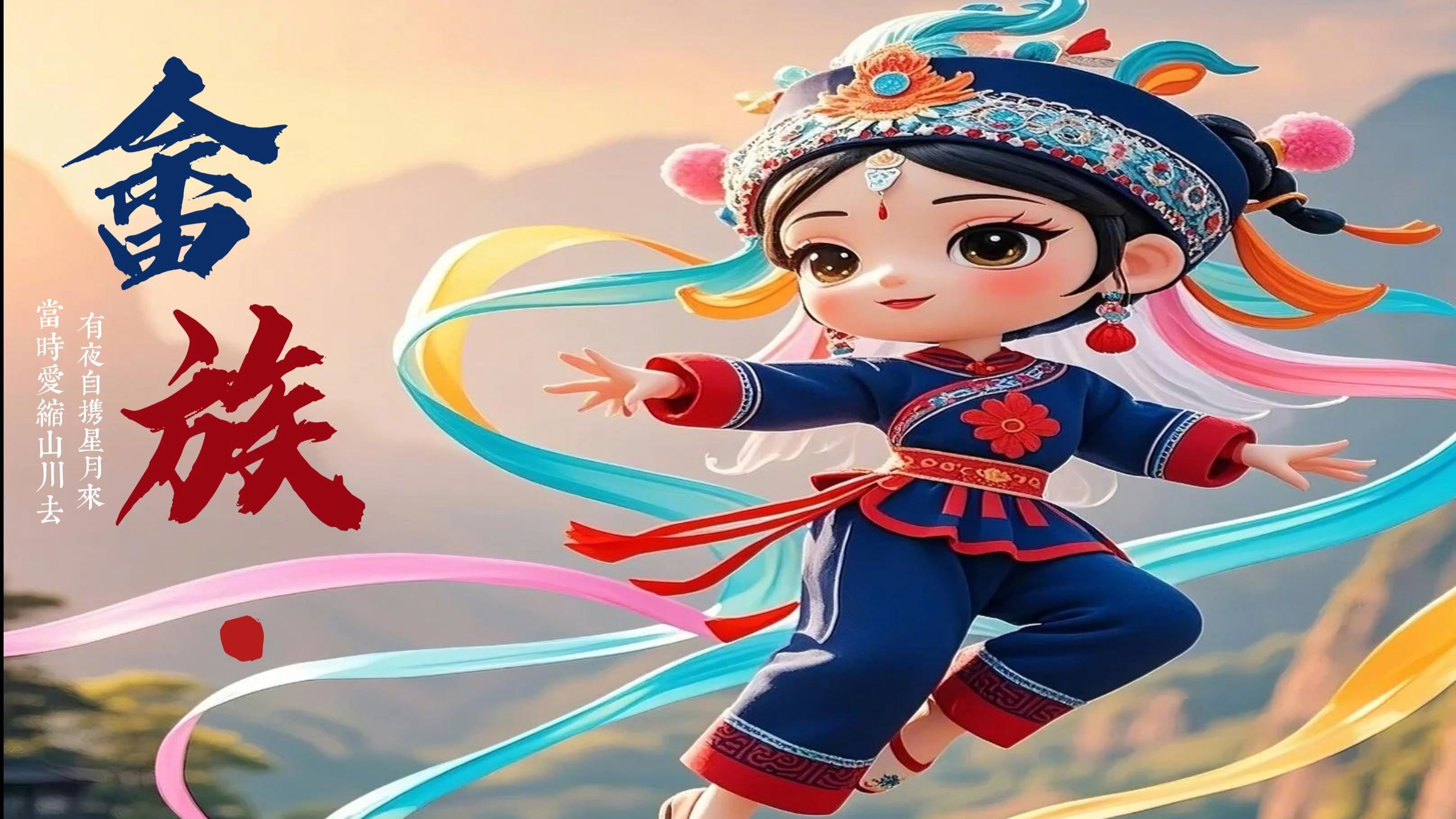 中国56个民族之畲族