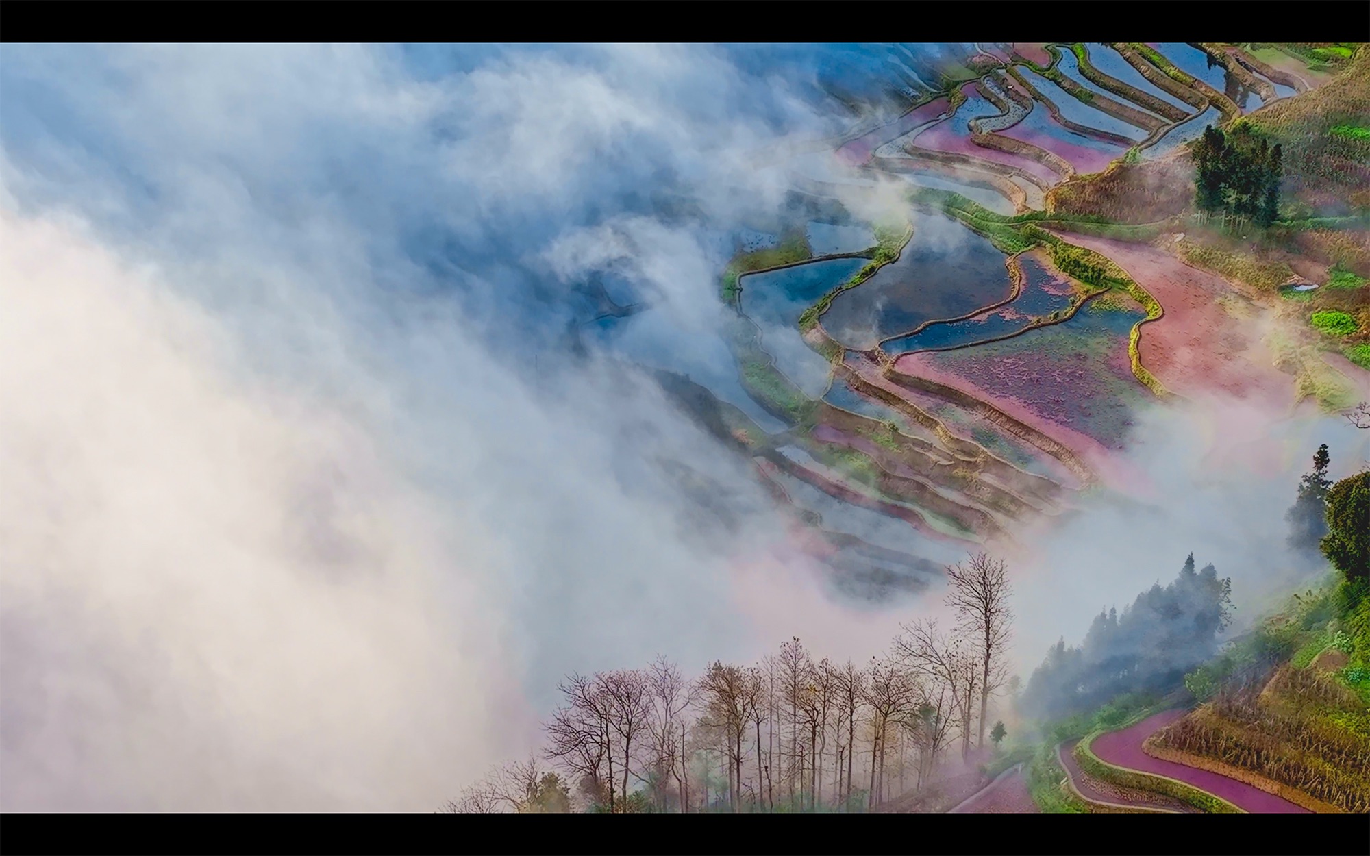 [图]哈尼梯田 藏在大山高处的千年行为艺术