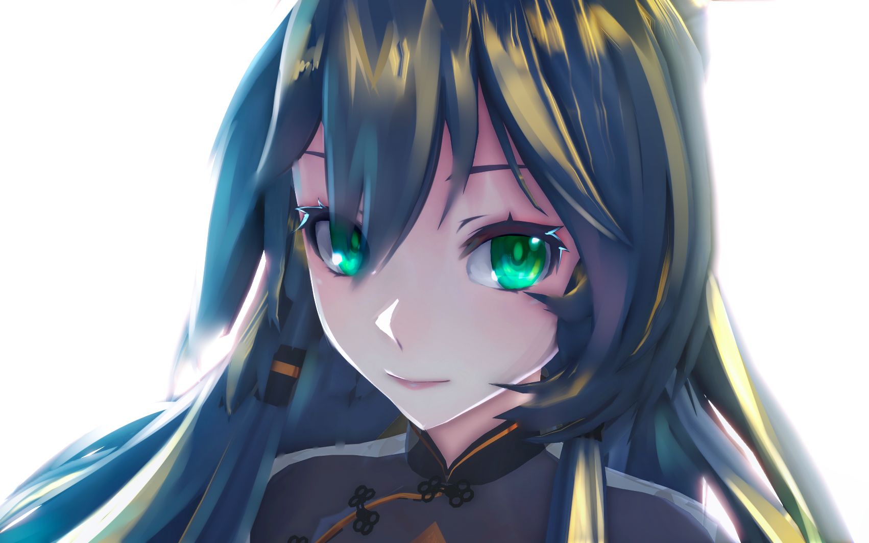 【合作mmd】"你可识镜中我."——红昭愿【长发金丝雀旗袍洛天依】