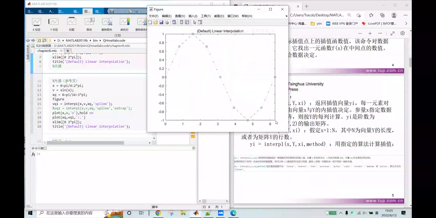 MATLAB数学建模插值附清华课件及代码可直接使用哔哩哔哩bilibili