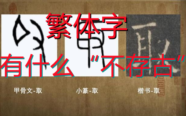 【汉字隶变】繁体字究竟有什么不“存古”的——隶书的异变哔哩哔哩bilibili