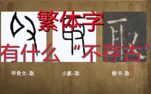 Download Video: 【汉字隶变】繁体字究竟有什么不“存古”的——隶书的异变