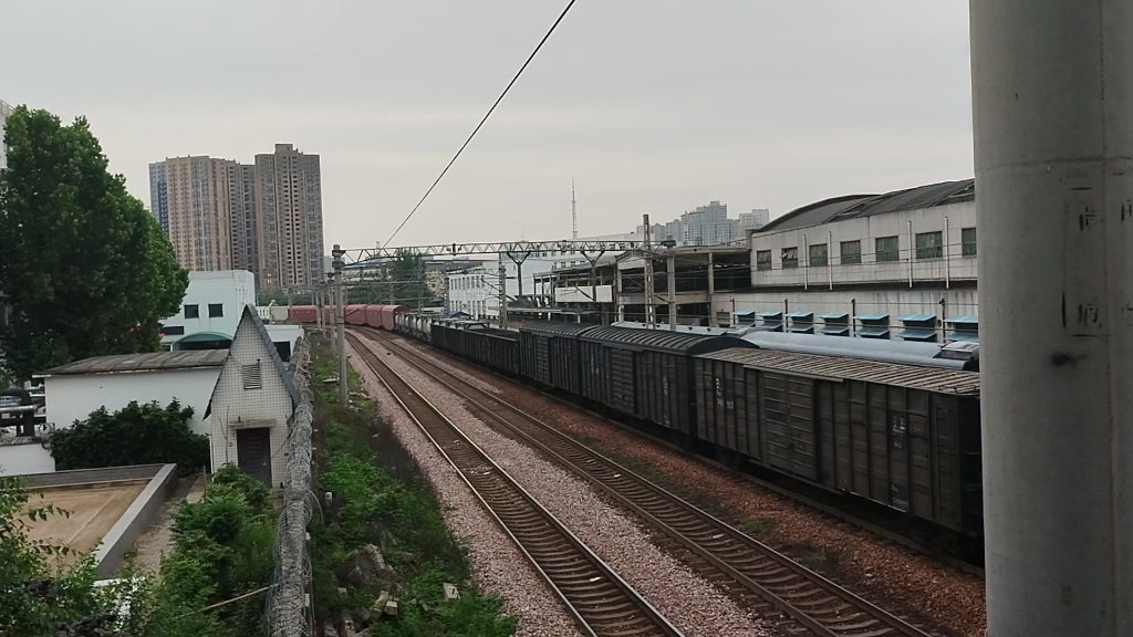 京广铁路&陇海铁路-郑州解放大桥拍货列40