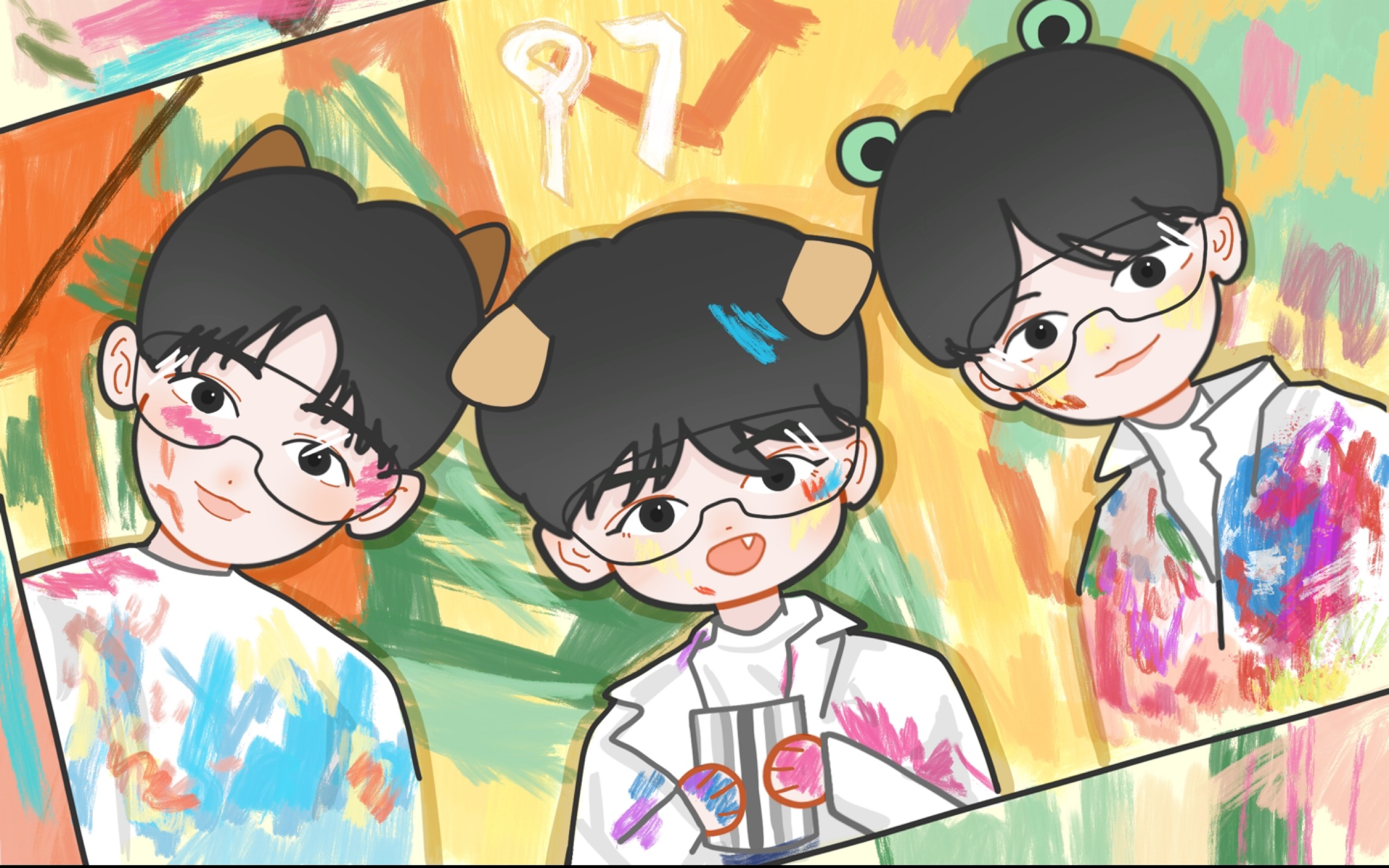 【seventeen】97line 自存绘画过程