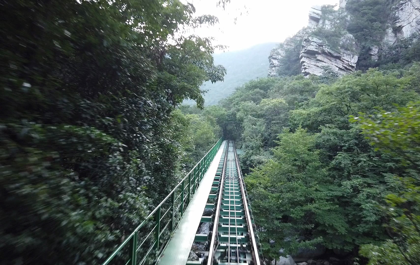 庐山秀峰风景区索道图片