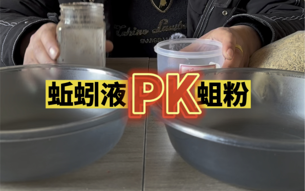 蚯蚓液pk蛆粉,钓鱼哪个更好用,水下实测!哔哩哔哩bilibili