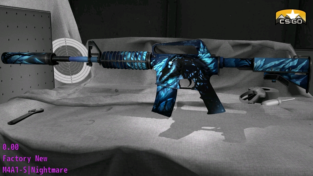 csgom4a1-s梦魇磨损视频