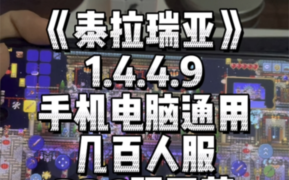 《泰拉瑞亚》全国最热最大RPG服务器-几百人同时开荒是什么体验。