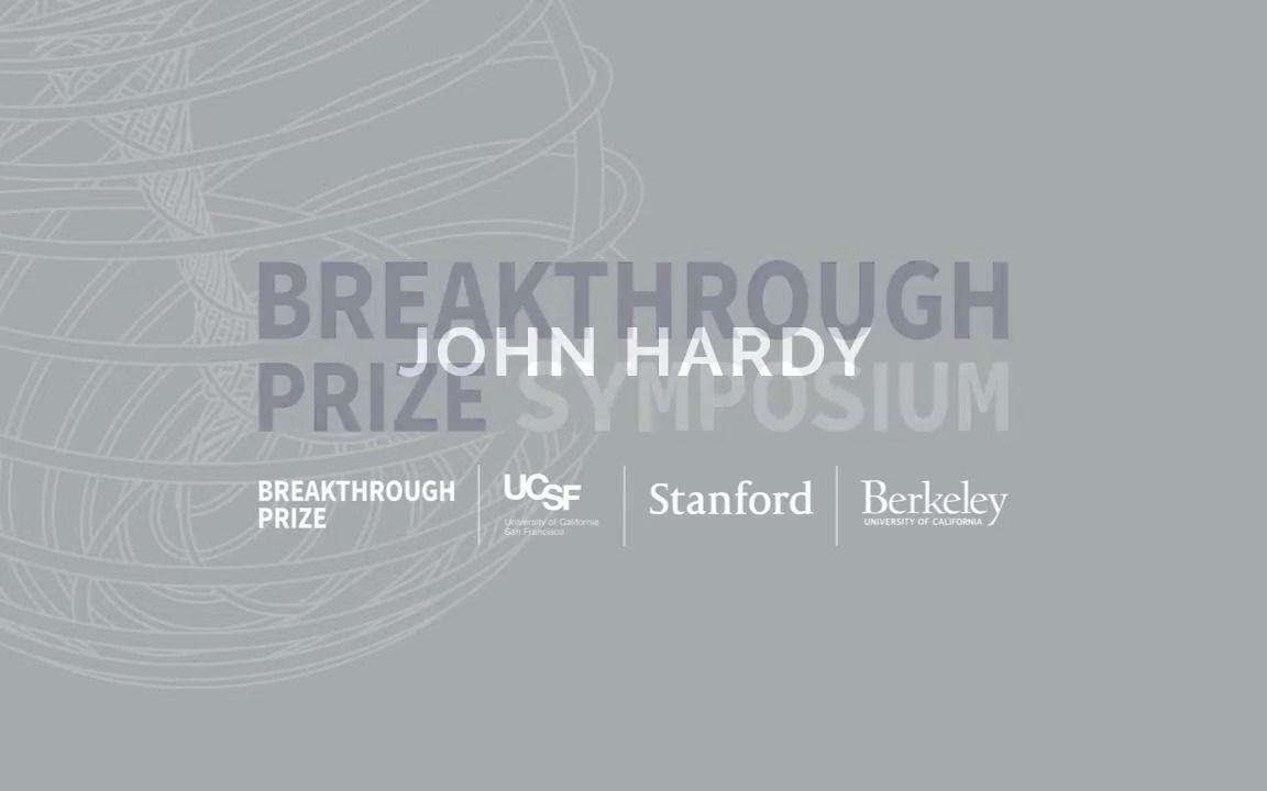 [图]John Hardy_ 2017 Breakthrough Prize Symposium