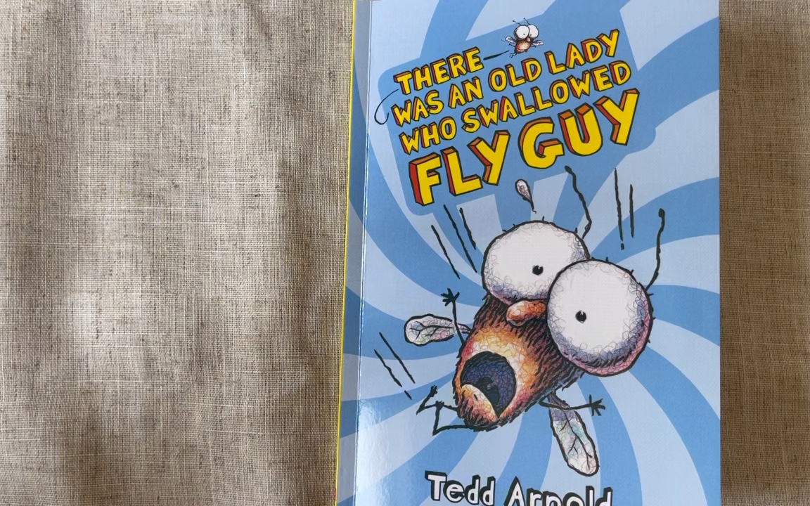 [图]苍蝇小子被吞掉啦……“THERE WAS AN OLD LADY WHO SWALLOWED FLY GUY”＃苍蝇小子＃fly guy