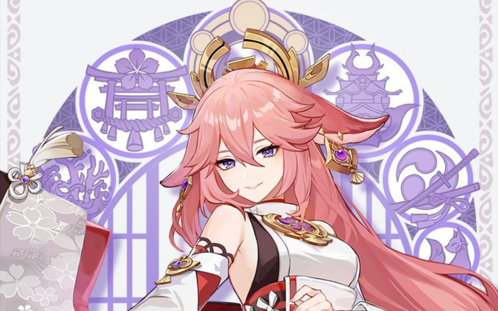 《原神》八重神子(屑狐狸)的各种美照!