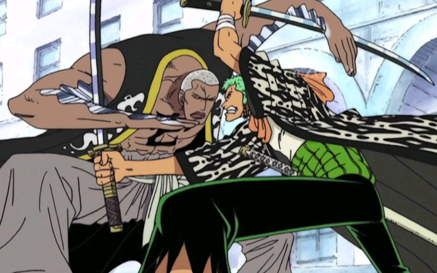 "剪掉多余对话"索隆vsmr1,一刀流居合!海贼史上的经典对决!