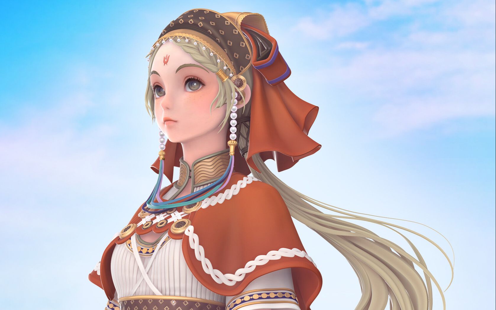 zbrush新手教程高精3d美型女性角色动漫cg人物案例制作全流程教学