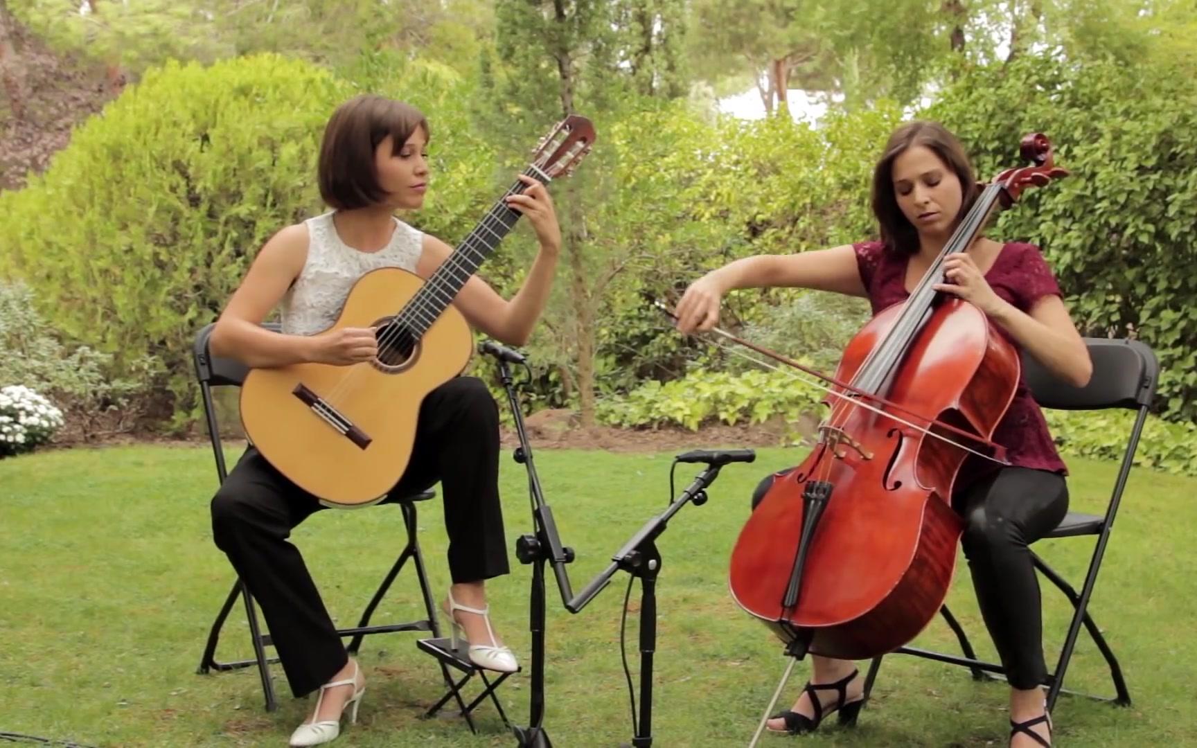 古典吉他 大提琴】paola requena y marta requena valsay para cello
