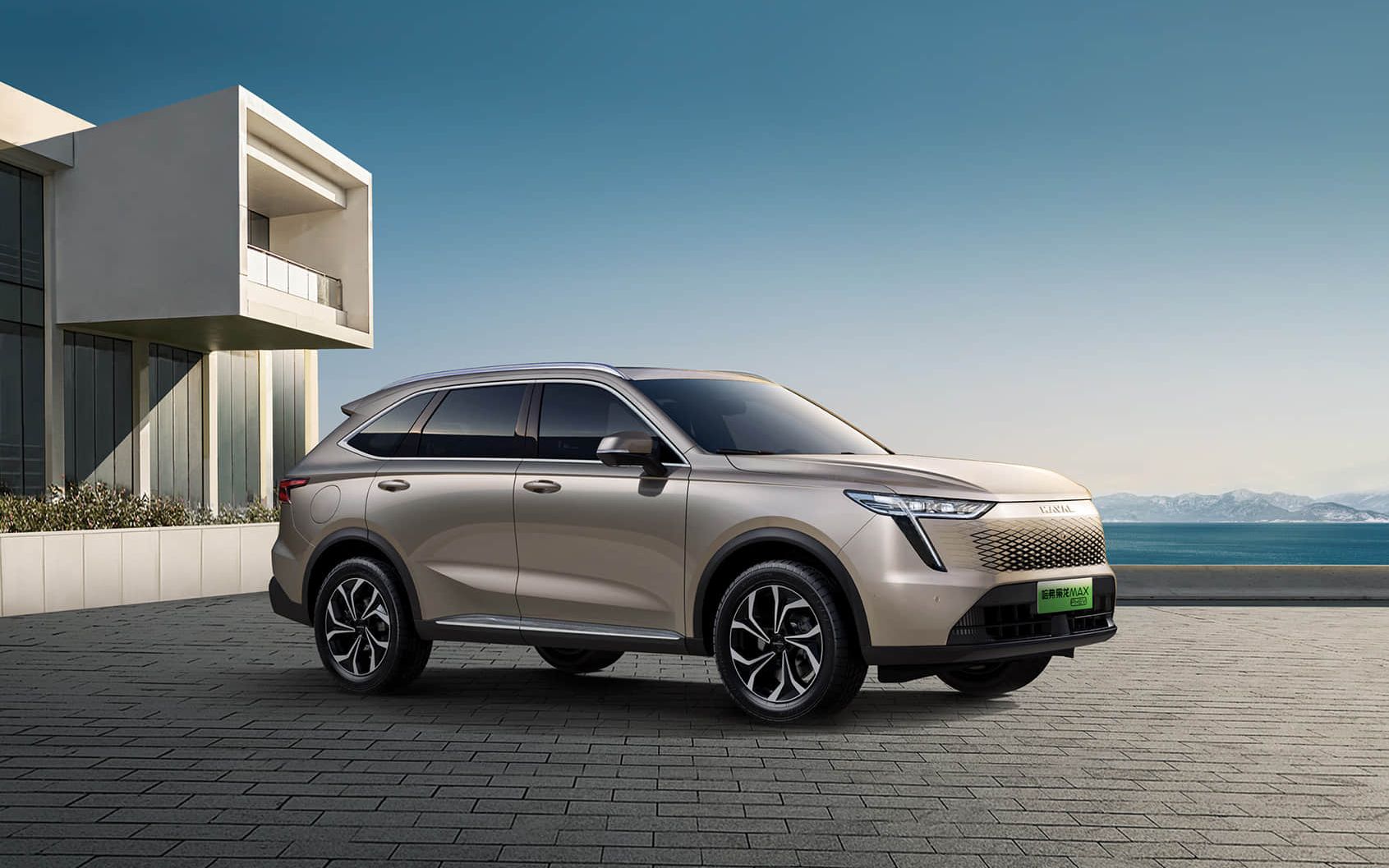 哈弗枭龙max混动紧凑型suv车展实拍