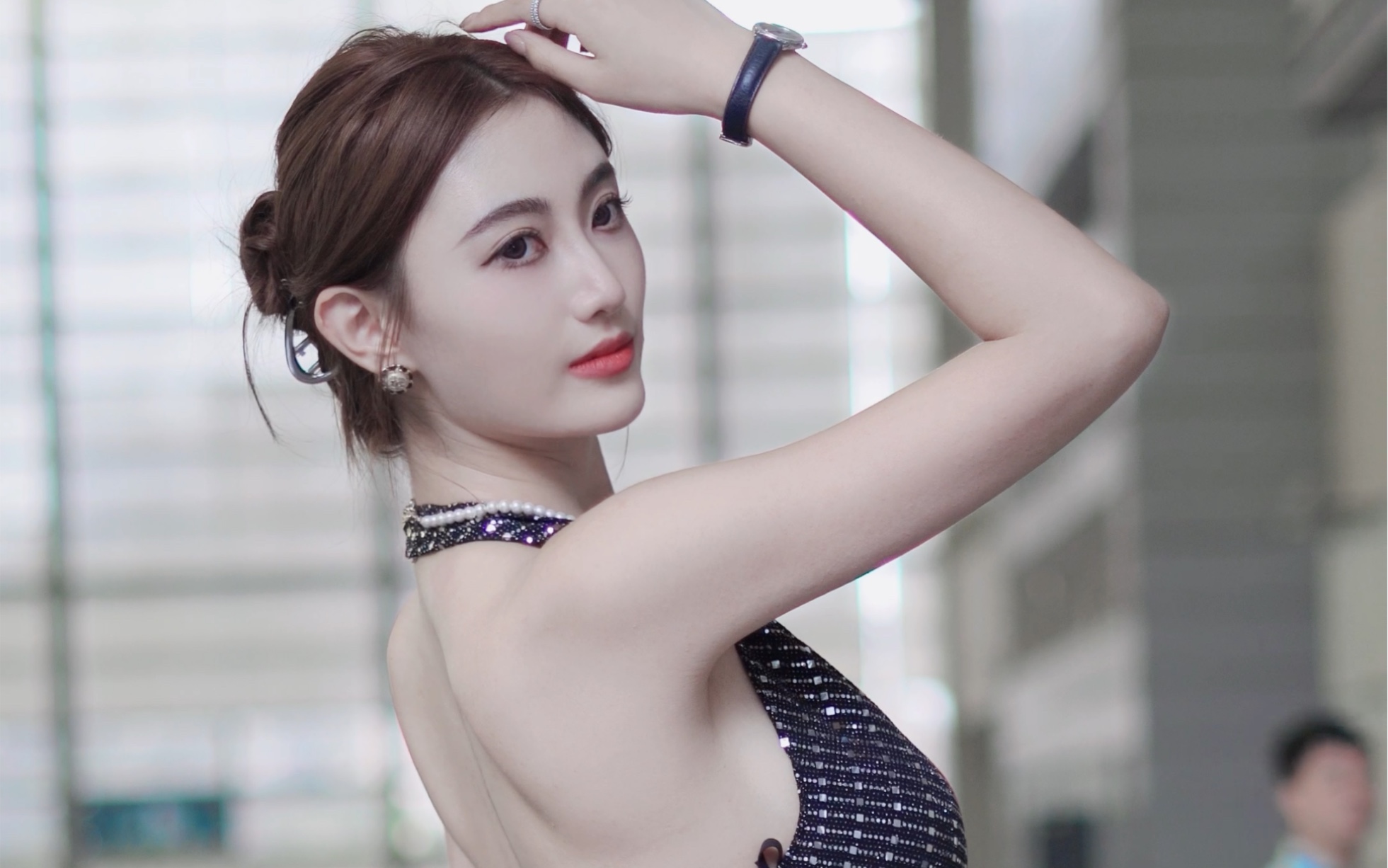 车模美女 #完美身材 #美女