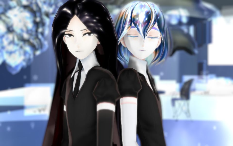 【mmd寶石之國·鑽石組】在無法醒來的夢中載浮載沉【圓粒金剛石&鑽石