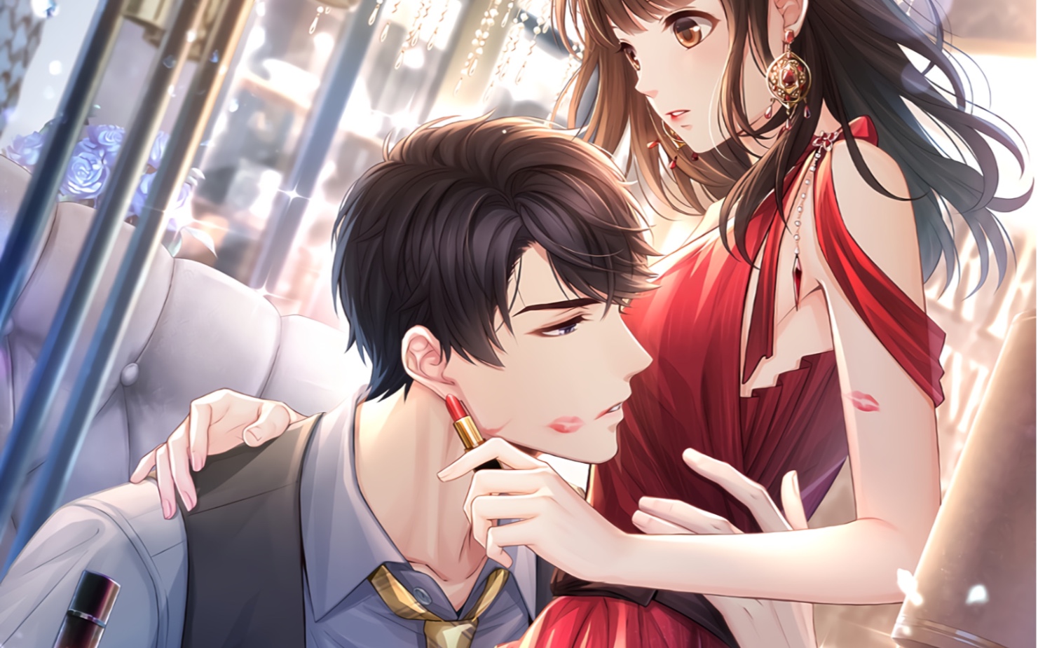 【恋与制作人】李泽言 sp口红卡 不可控因素 约会剧情 备课亲亲亲不停