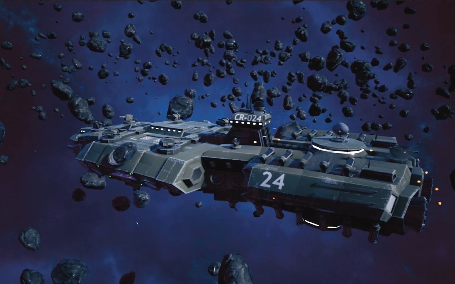 虚幻引擎短片 太空战役 地球星际航母与外星星际母舰开火战斗