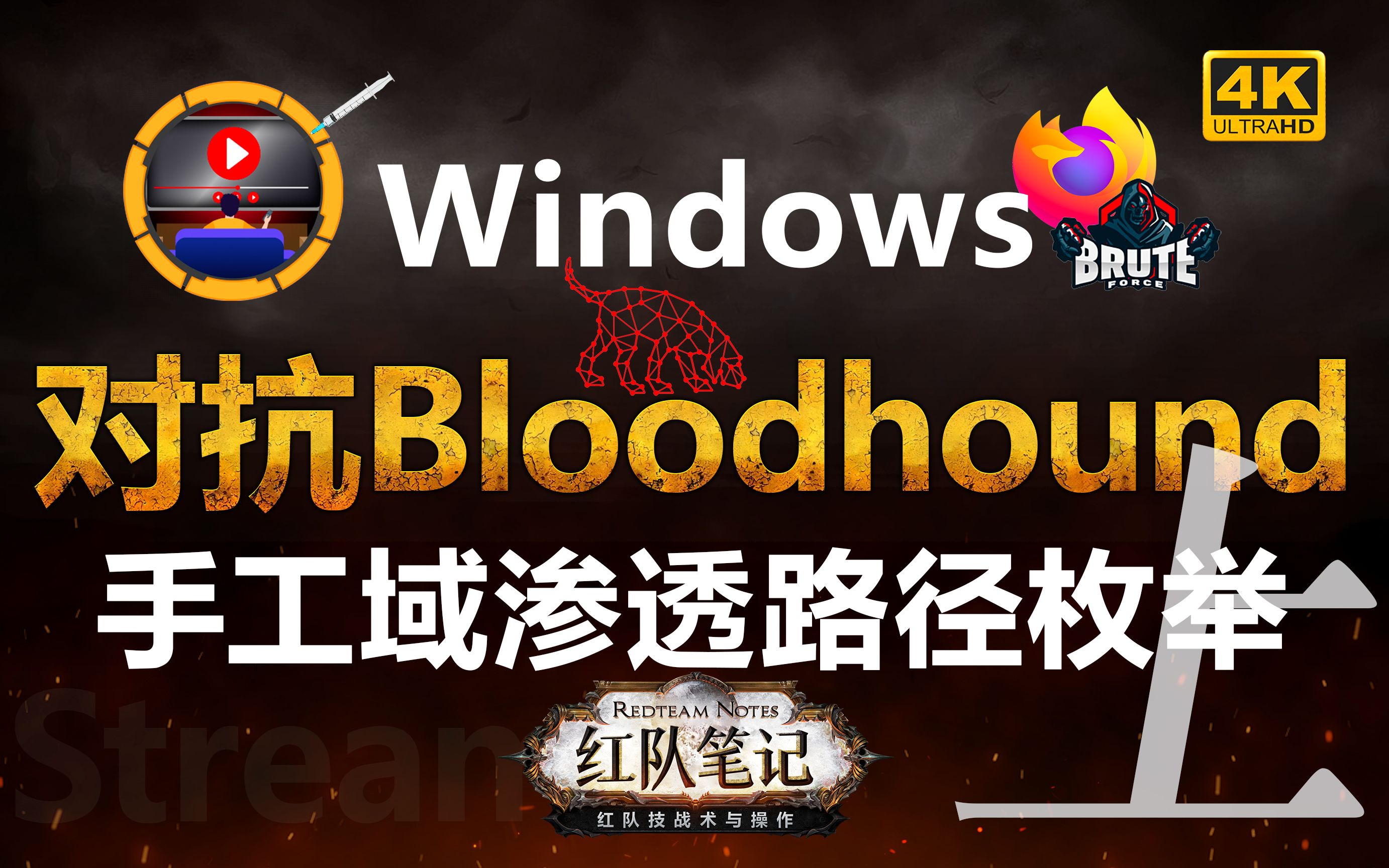 「红队笔记」靶机精讲:HTB StreamIO 开局  破解大师出战,手动MSSQL注入,更有对标Bloodhound的手工域渗透路径枚举,恢弘大战,快来.哔哩哔哩...