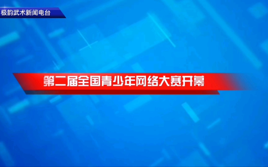 极韵武术城院武术校队第二届全国青少年武术网络大赛哔哩哔哩bilibili