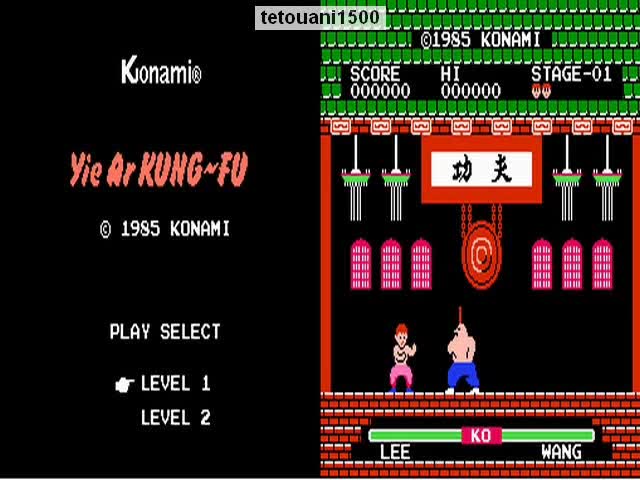 [图]红白机/FC 功夫 主题曲混音 FAMICOM -YIE AR KUNG-FU- REMIX BY HYADAIN