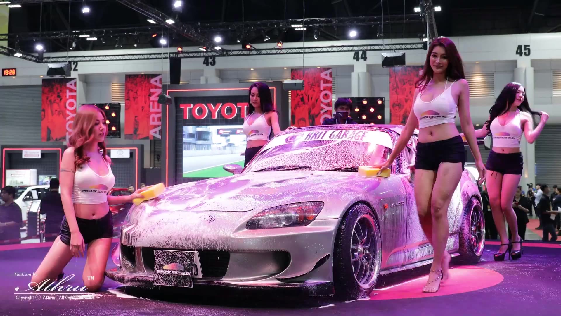 2019 Bangkok Auto Salon Sexy Car Wash Show 泰国曼谷车展 美女车模 性感 展示 高清 4K哔哩哔哩bilibili