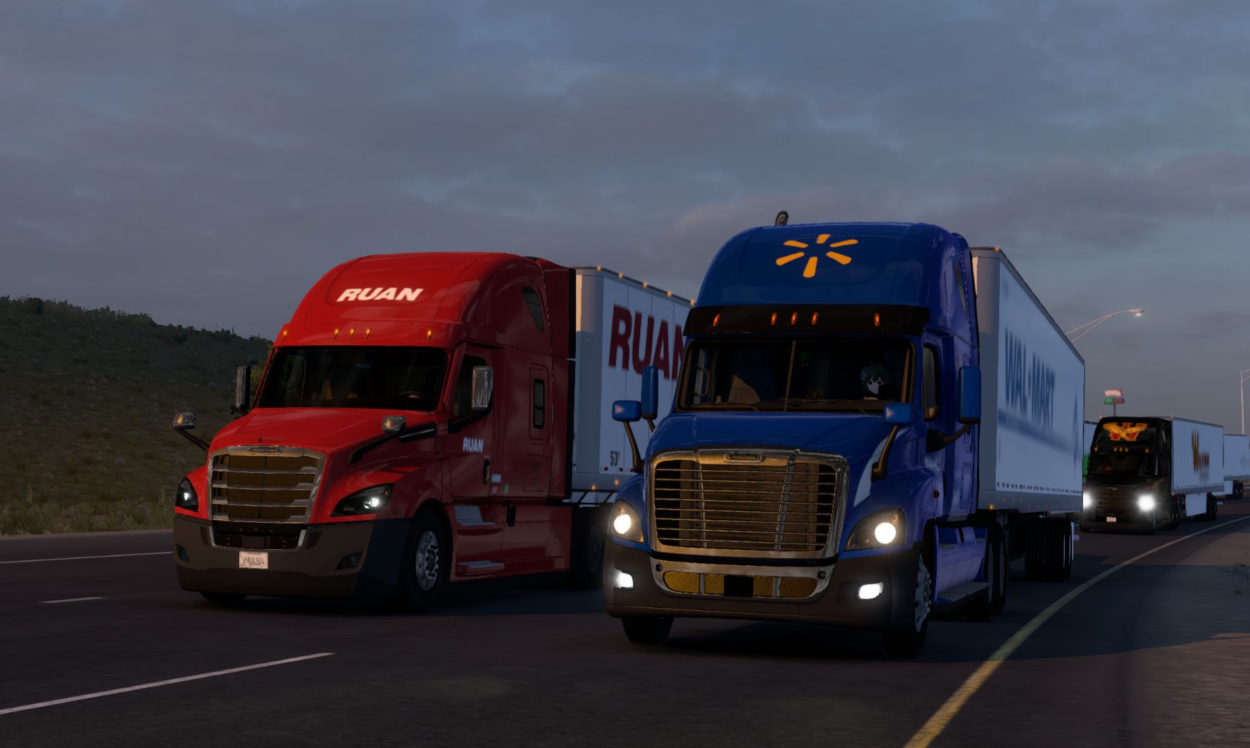 【trucker刚同款卡斯卡迪亚】美国卡车模拟1.49 福莱纳卡斯卡迪亚