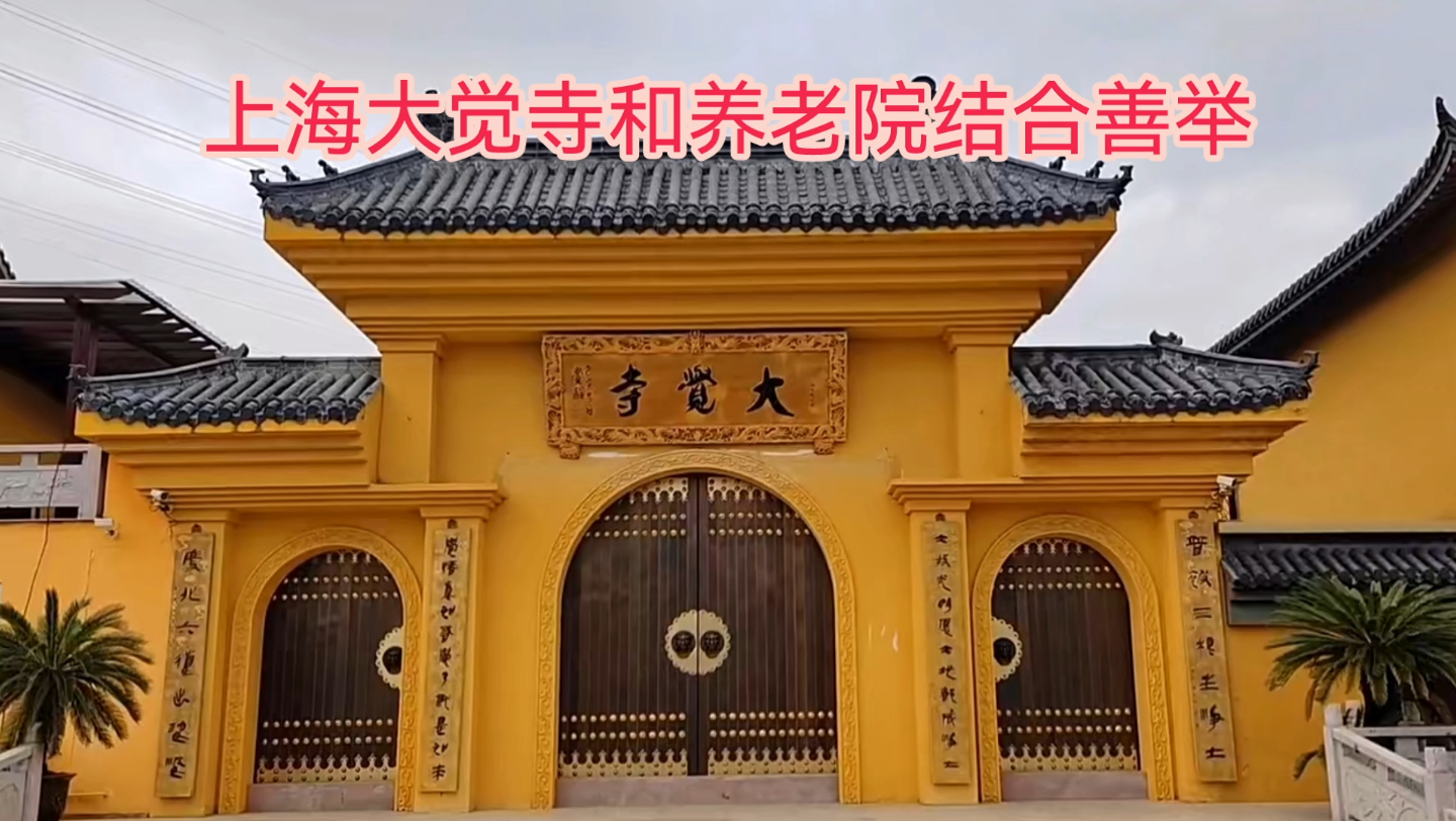 上海大觉寺和养老相结合的善举