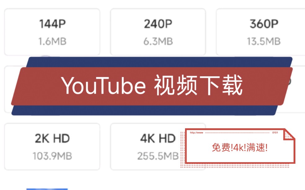 YouTube视频免费下载教程,4k画质任意选,不限速!哔哩哔哩bilibili