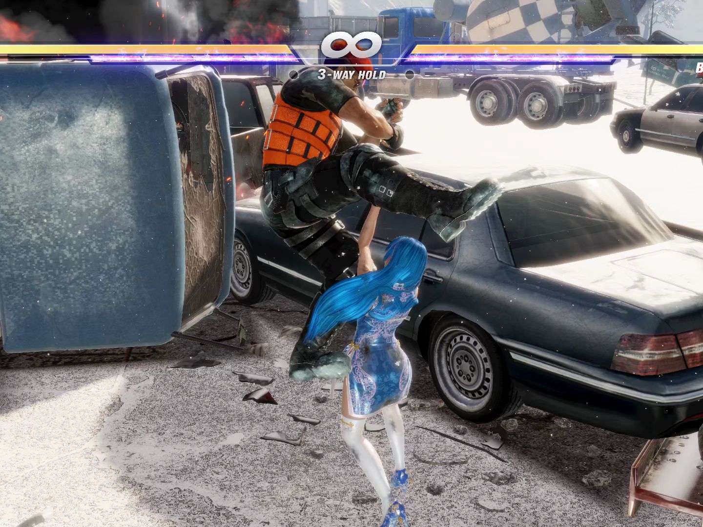 库拉·戴尔蒙多kula 旗袍 vs 贝曼bayman 单方攻击 (17)