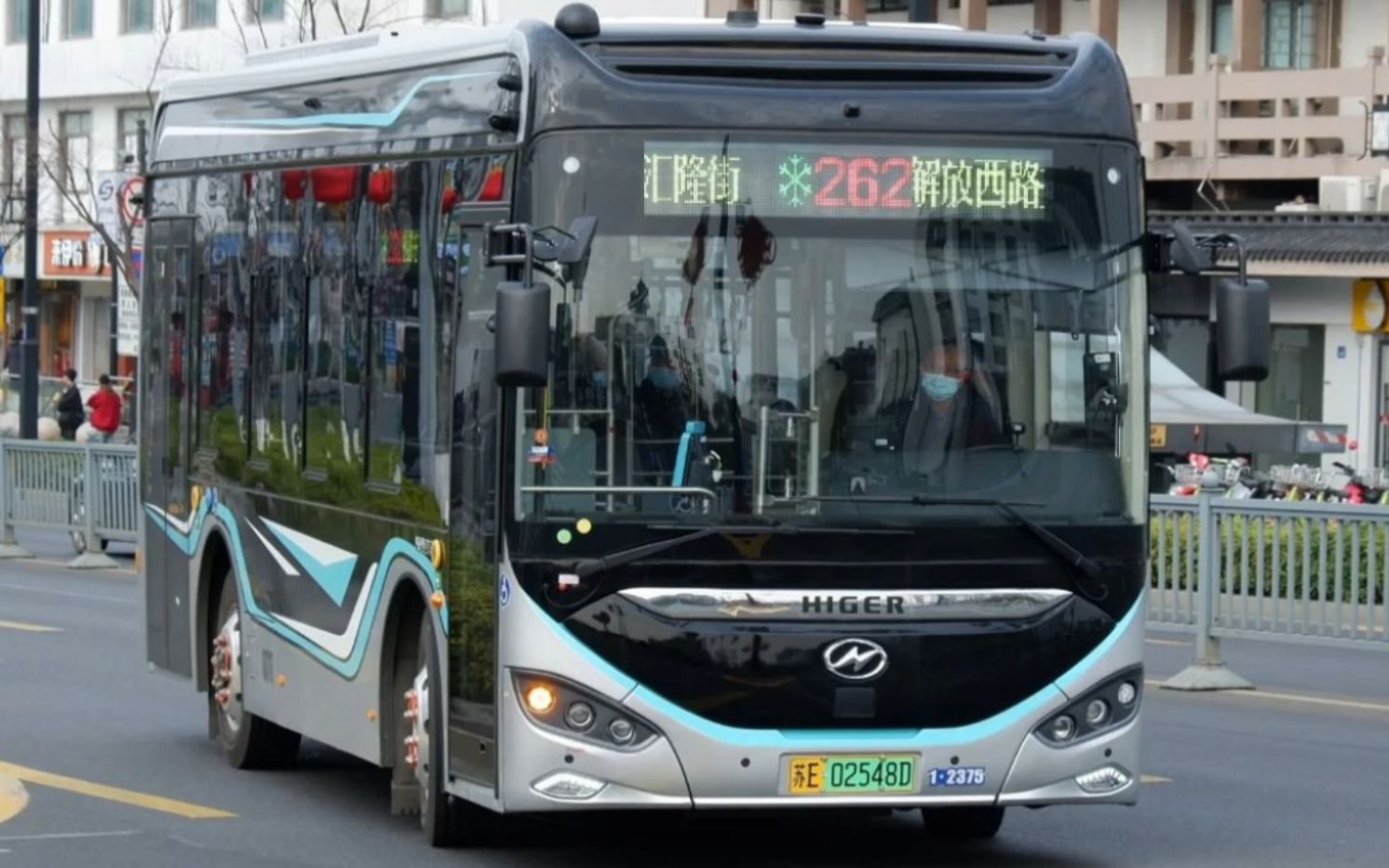 苏州公交262路小堵车随拍