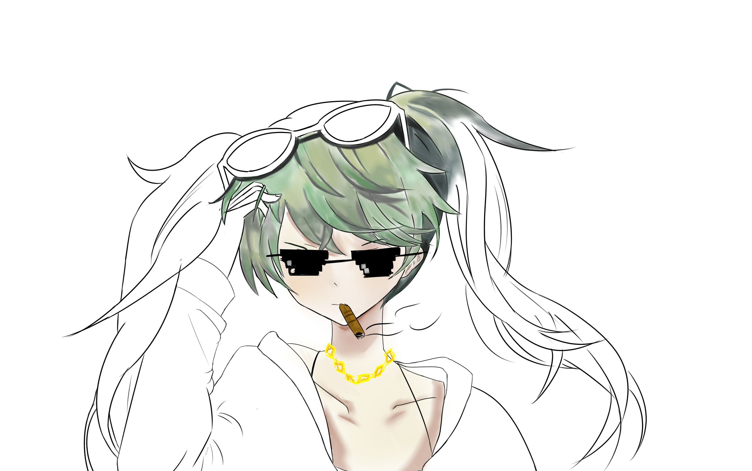 (临摹板绘无加速)砂之惑星miku~4_哔哩哔哩 (゜-゜)つロ 干杯~-bili