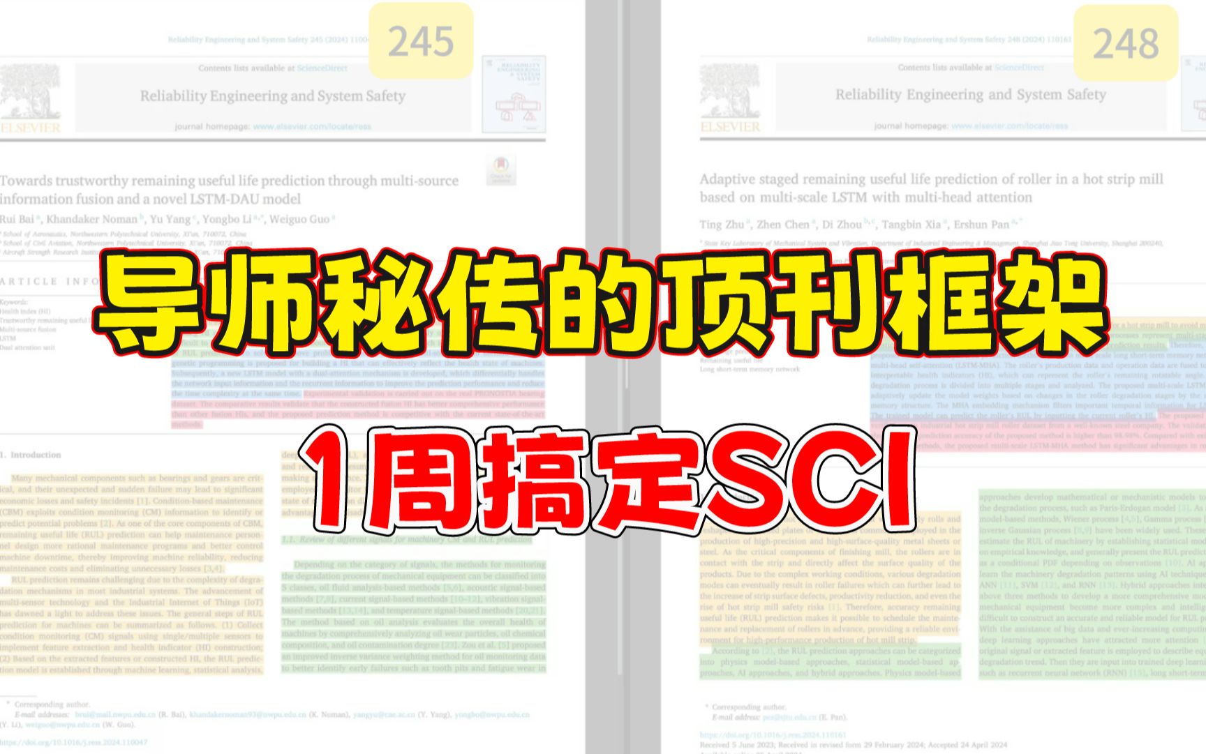 【1周搞定SCI】导师秘传的顶刊论文框架+思路!哔哩哔哩bilibili