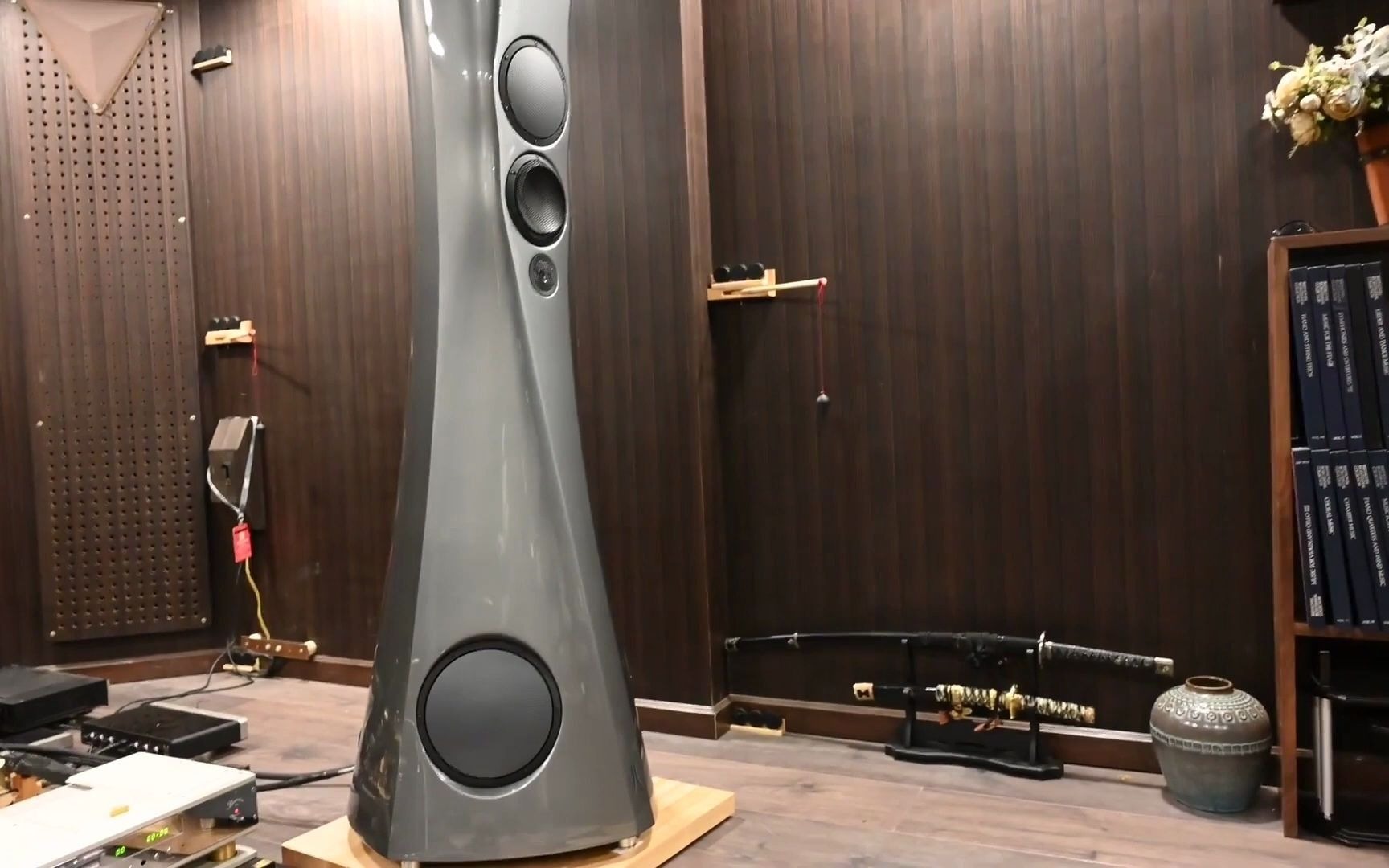 [图]Estelon Speakers driven by Wavac Audio Lab power Tube-amp and Burmester