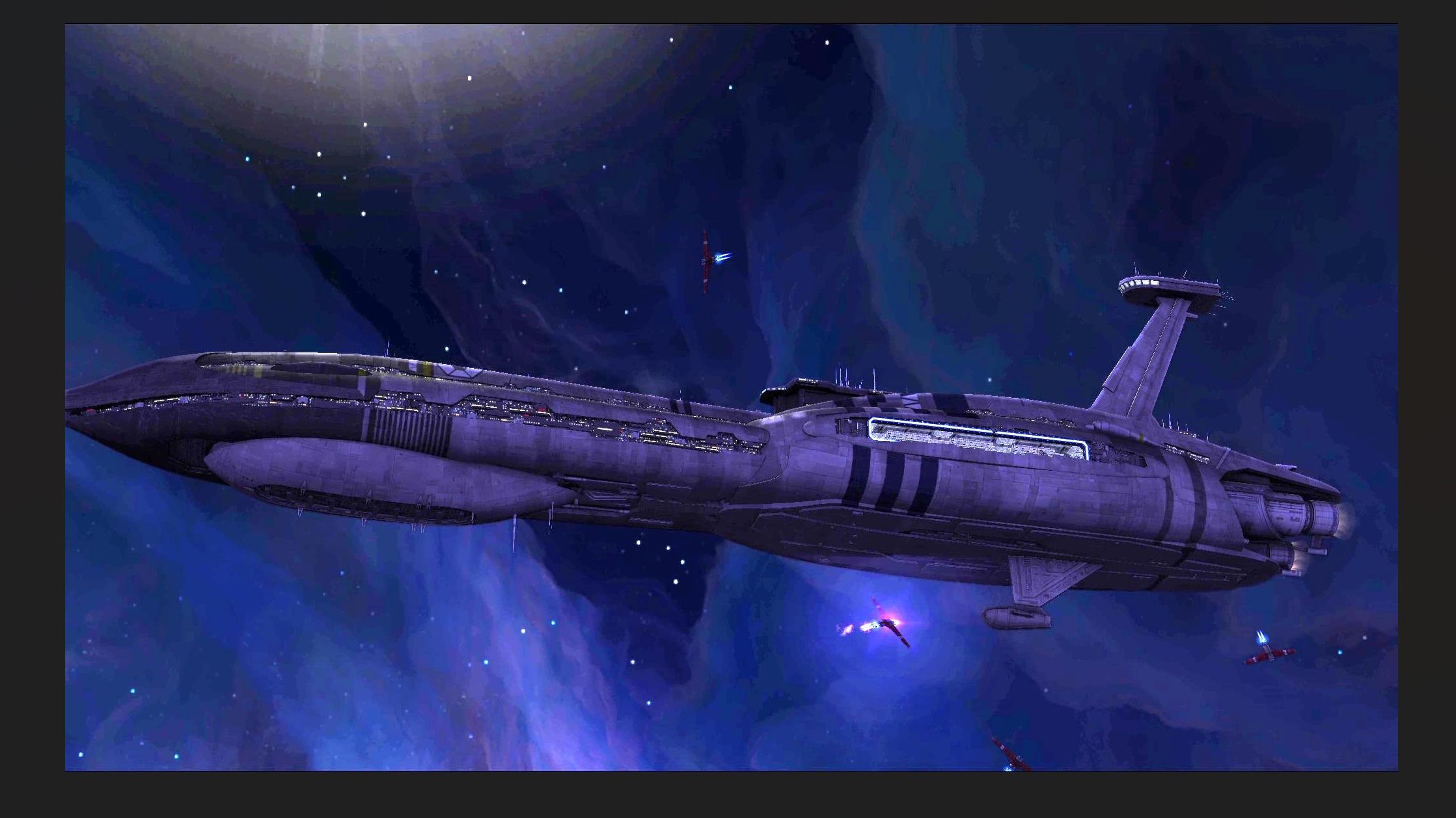 神意级巡洋舰开火细节展示【星球大战帝国战争重置版】