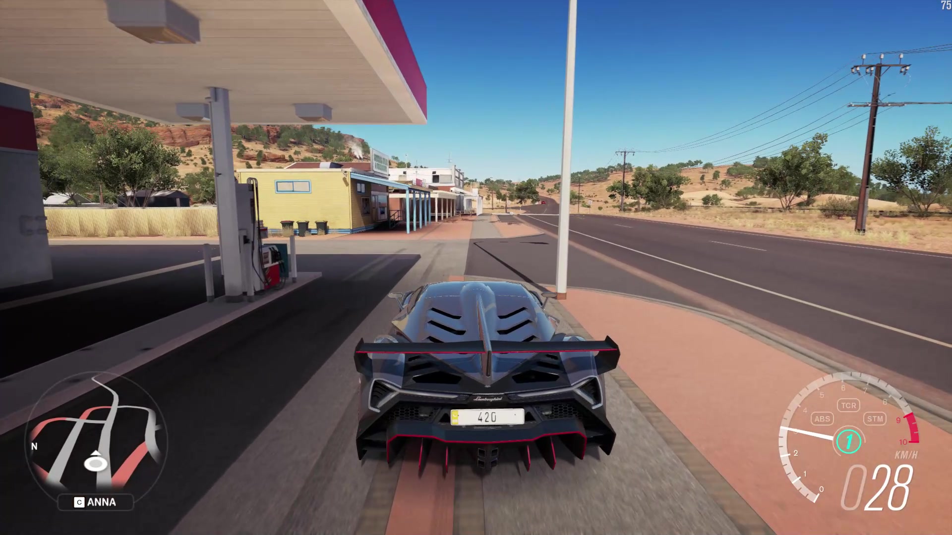 forza horizon 3 试驾兰博基尼毒药 一脚油 400 的速度