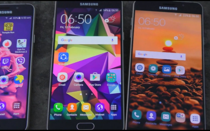 Samsung Galaxy A7 vs A5 vs A3 (2016)  跌落测试(1080P)哔哩哔哩bilibili