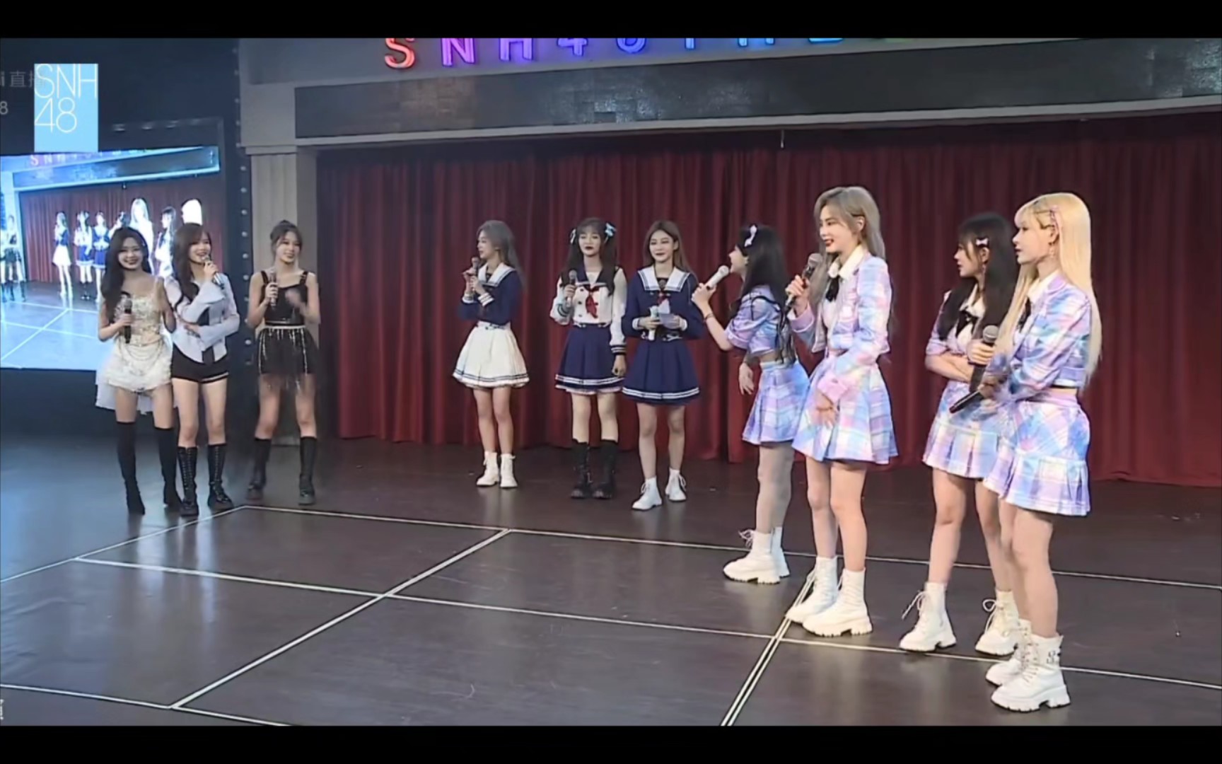 【snh48】跨年联合公演 nh联手对抗s 是亲家局 xox现场脱鞋 n不敌ddd