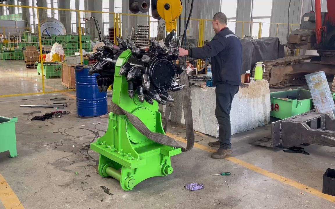 挖掘机铣挖机 挖掘机铣挖头 混凝土铣挖