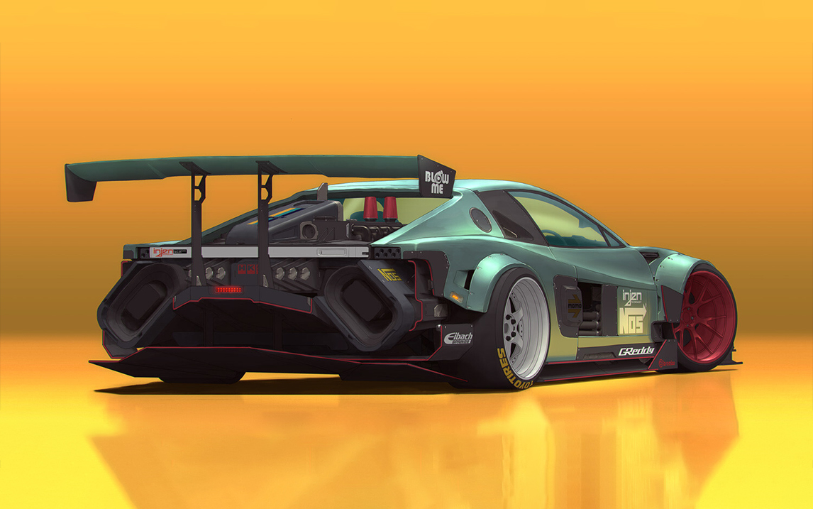 3dmax:从box开始做跑车模型-零基础3d游戏道具载具汽车建模