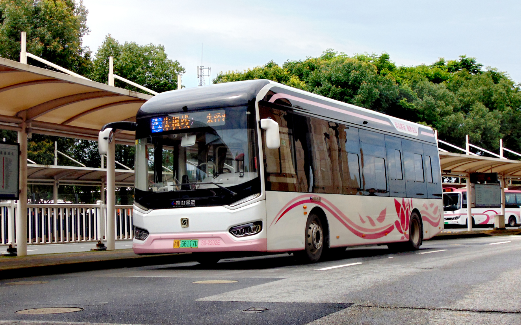 【随意瞎录】上海公交锦山客运朱枫线s0-22xxe(申沃 swb6109ev17g (ie