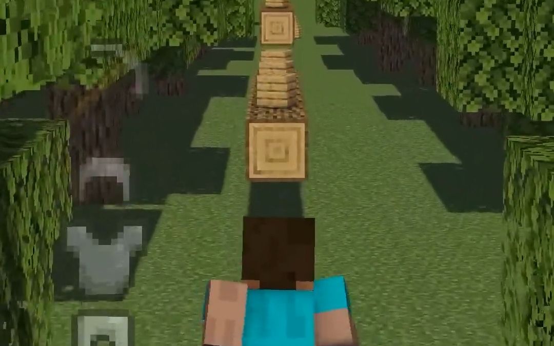 MC跑酷!!!【Minecraft动画】我的世界