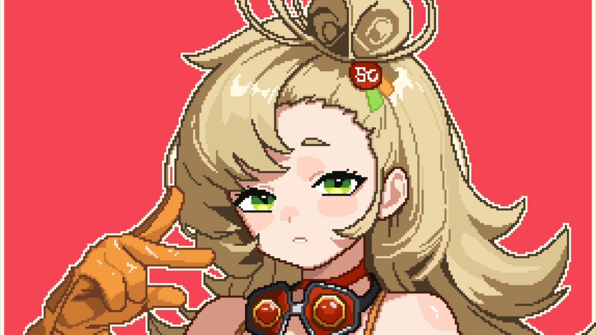 像素画ⷦ𘸦ˆ与动漫中的少女绝区零Pixel art|搬运哔哩哔哩bilibili