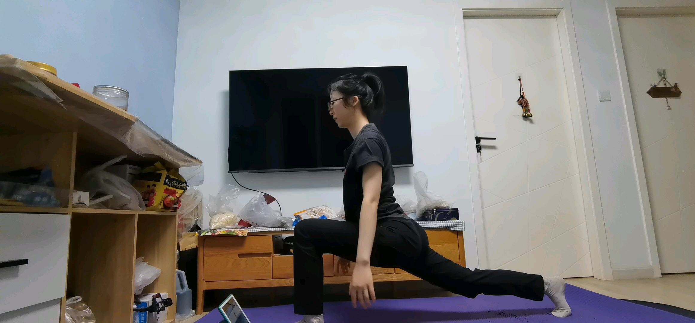 【山人打卡】【帕梅拉跟练】8分钟从头到脚拉伸